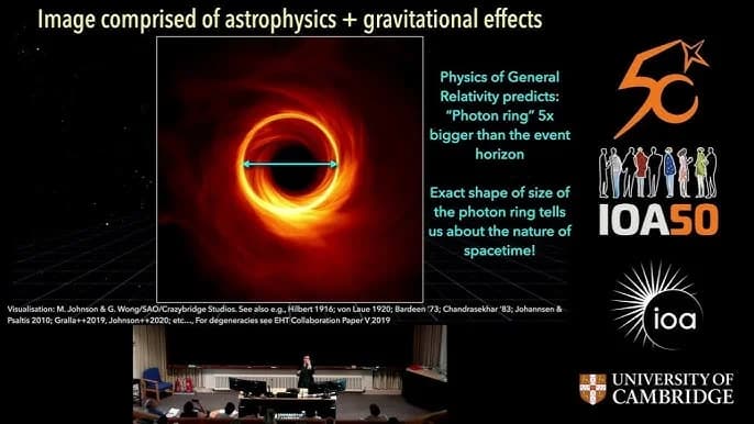 Cover Image for Cambridge black hole EHT moving image Campaign
